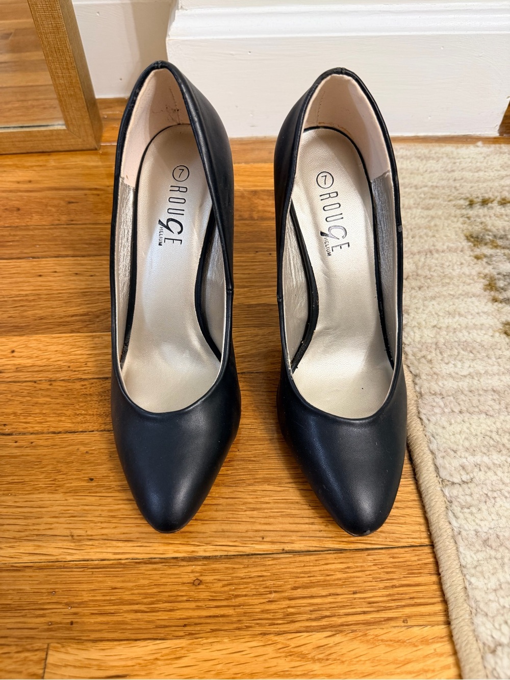Rouge Black Stiletto Heels